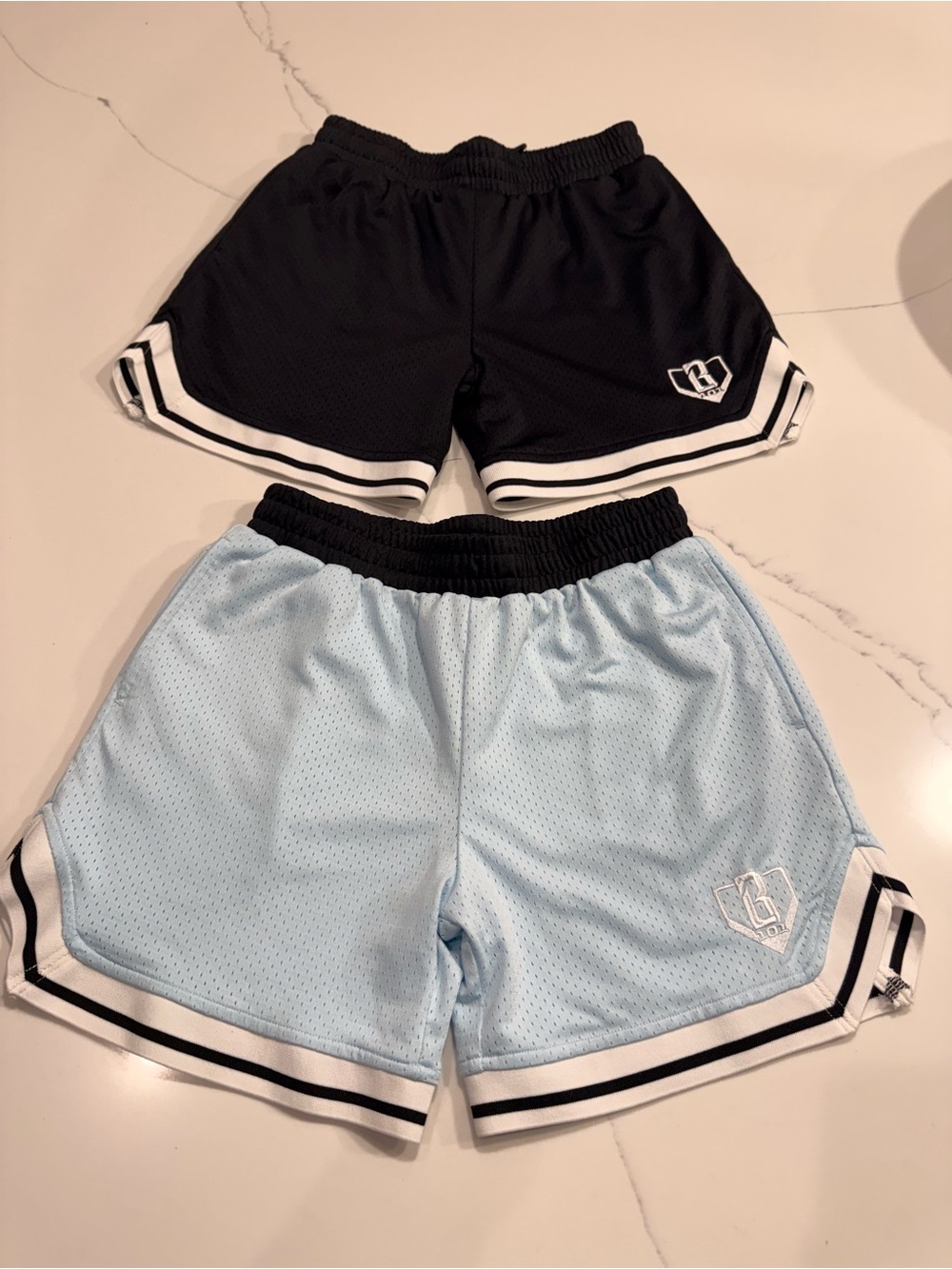 Duo (2) Pair *Never Worn• BL 101 Court Shorts. YL